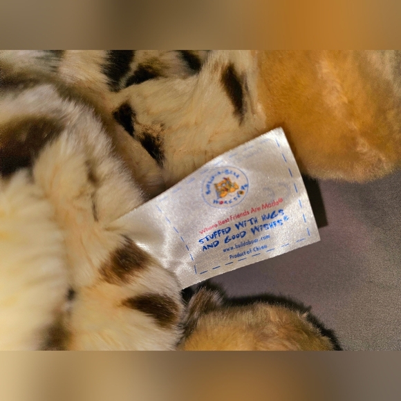 RARE Build A Bear Baby Leopard Cheetah Panther - BLUE EYES - First Edition HTF - Picture 9 of 11